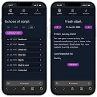 screenshot of the project